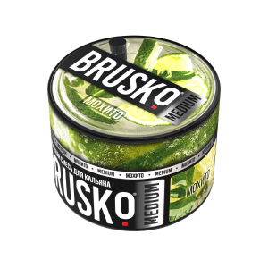 Купить Табак Brusko Medium, 50гр "Мохито" Табак Brusko Medium, 50гр "Мохито"